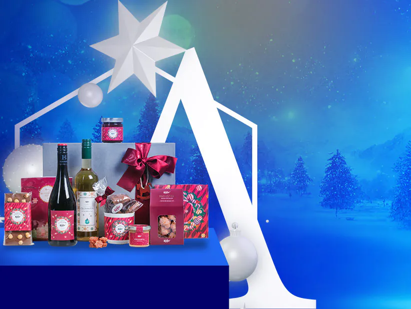 atreus_Atreus Sternekochen 2025 – Verlosung Geschenkkorb von Feinkost Käfer 2 atreus_teaser 4zu3 praesentkorb kaefer