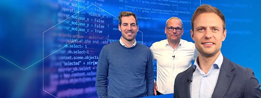 Gespräch zwischen den Atreus Direktoren Oliver Krebs, Tibor Reischitz und Jan-Moritz Hohn von Leverest