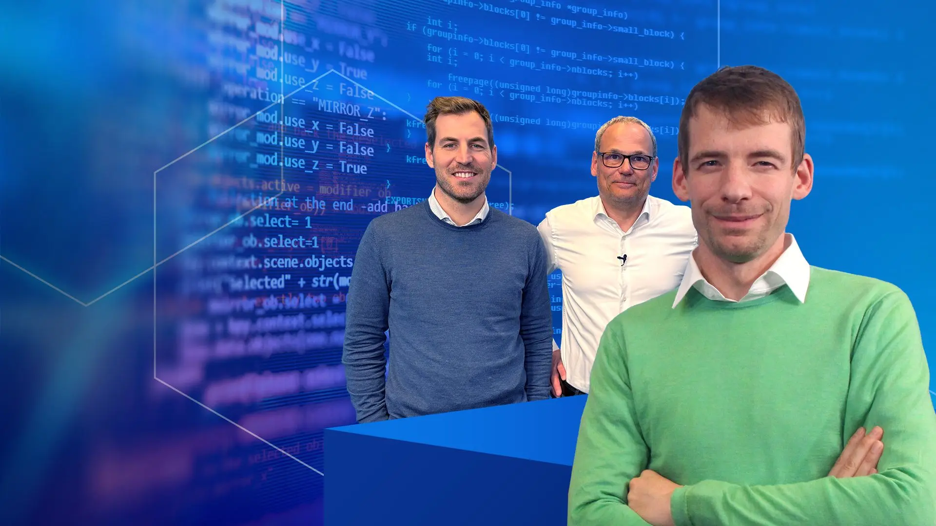 Gespräch zwischen den Atreus Direktoren Oliver Krebs, Tibor Reischitz und Dr. Christoph Andersch von paretos GmbH